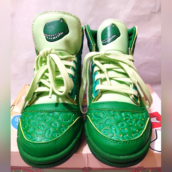 adidas Shoes Adidas X Disney Top Ten Hi J Toy Story Rex Sneakers